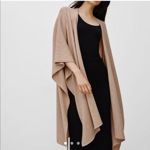 Aritzia Babaton Lenny Cashmere Sweater Cape